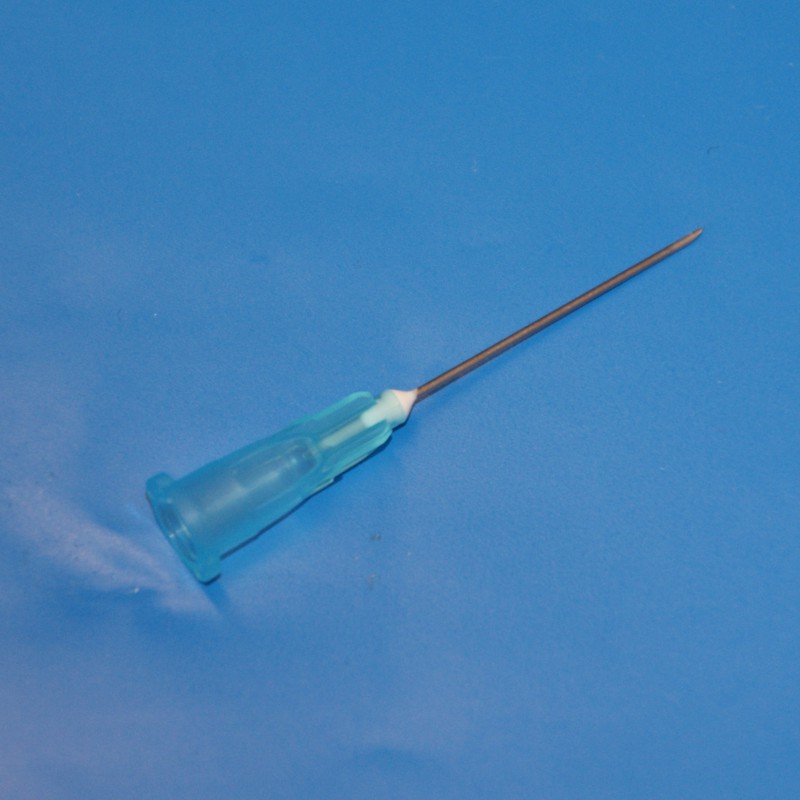 AGANI Kanülen Nr. 16 (0,60 x 25 mm) blau, 23G x 1" (100 Stück)