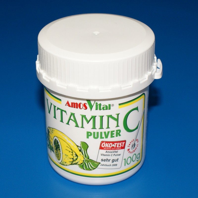 Vitamin C-Pulver L(+)Ascorbinsäure 100 g Dose