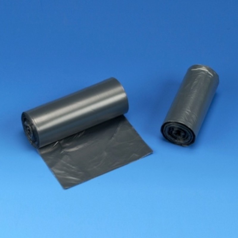 HDPE-Müllbeutel grau 30 l, 50 x 60 cm (1 Rolle = 50 Beutel)