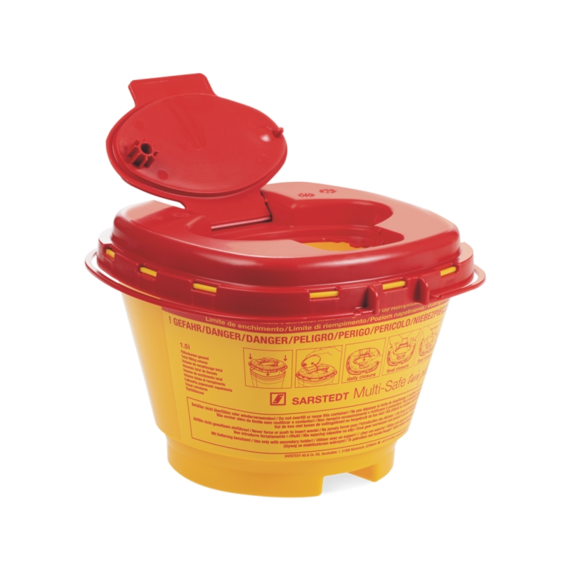 Kanülenabwurfbehälter Multi-Safe twin plus 1500 -neue Ausführung-