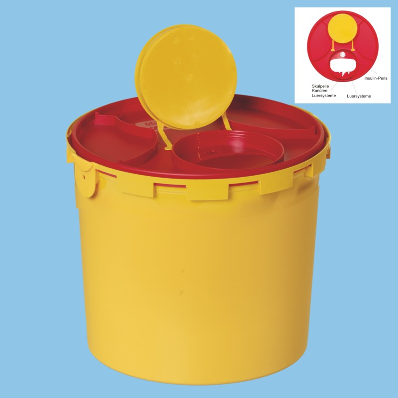 Kanülenabwurfbehälter Multi-Safe medi 6