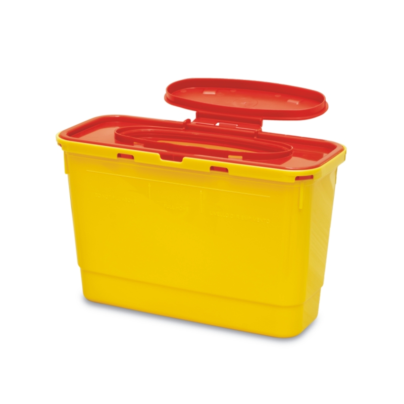 Kanülenabwurfbehälter Easy 2,5 l, passend für Schwarz Tablett