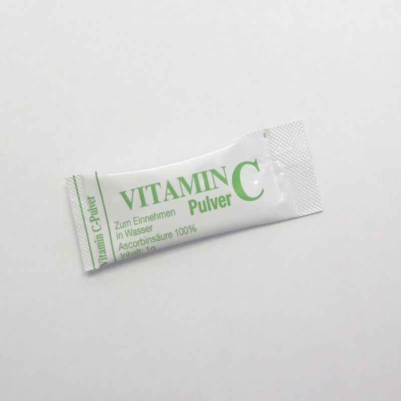 Vitamin-C Pulver L(+)Ascorbinsäure 1 g Beutel (1500 Stück)