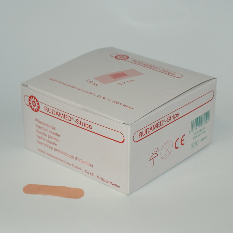 Rudaderm universal Strips 1,6 x 5,7 cm (500 Stück)