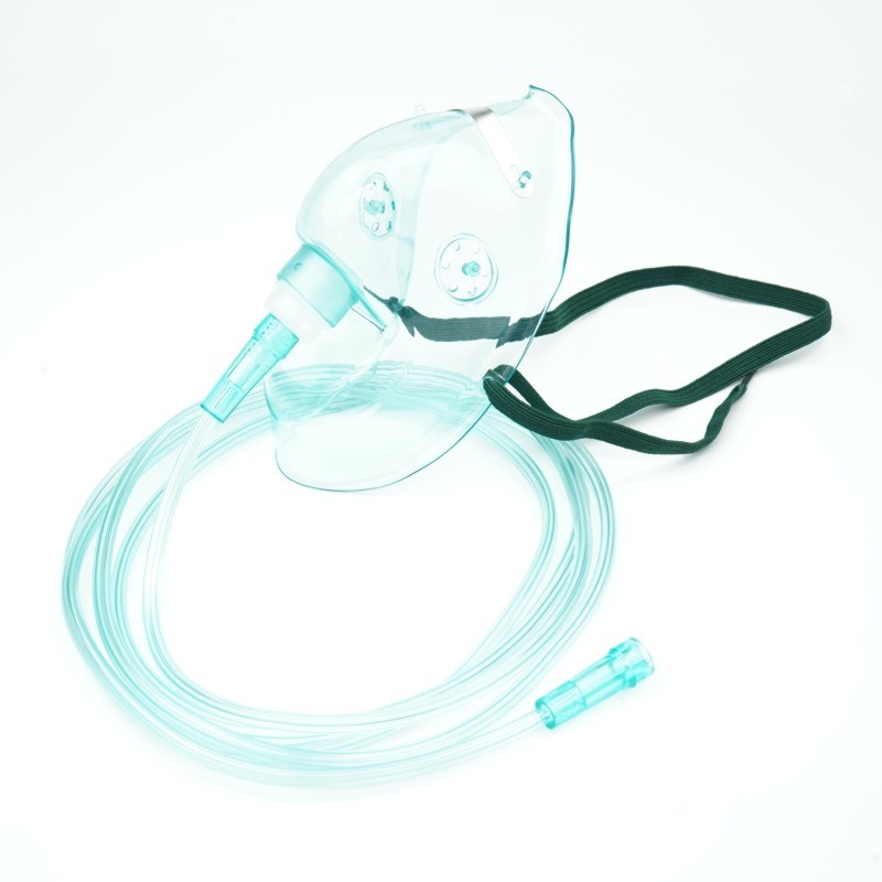 Sauerstoffmaske für Erwachsene mit 2,10 m Schlauch