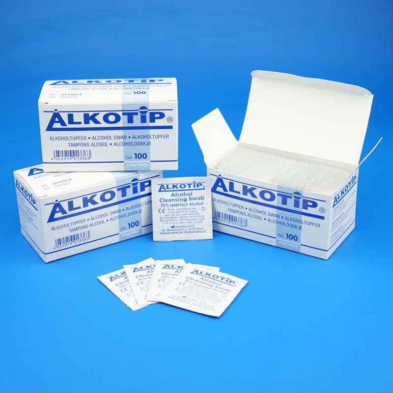 Alkoholtupfer Alkotip (100 Stück)