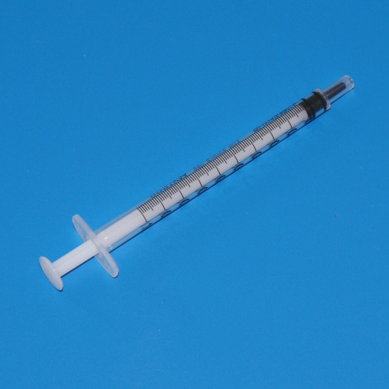 Chirana TBC- Spritzen, 1 ml, 3-teilig, Luer mit Spardorn (100 Stück)
