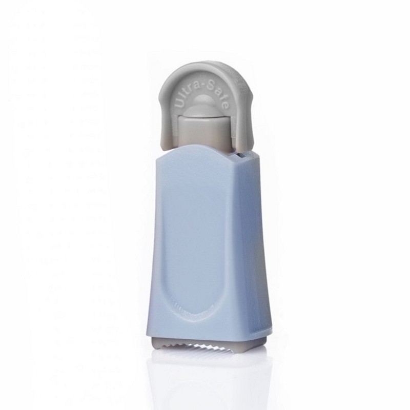Sicherheitslanzetten Ultrasafe 21 G, 0,80 mm x 1,8 mm, blau (100 Stück)
