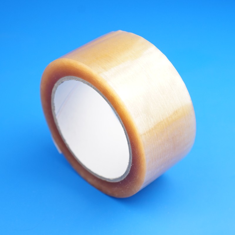 Packband, transparent, 50 mm x 66 m, 32 µm, Folie leise ablaufend, mit Naturkautschukkleber