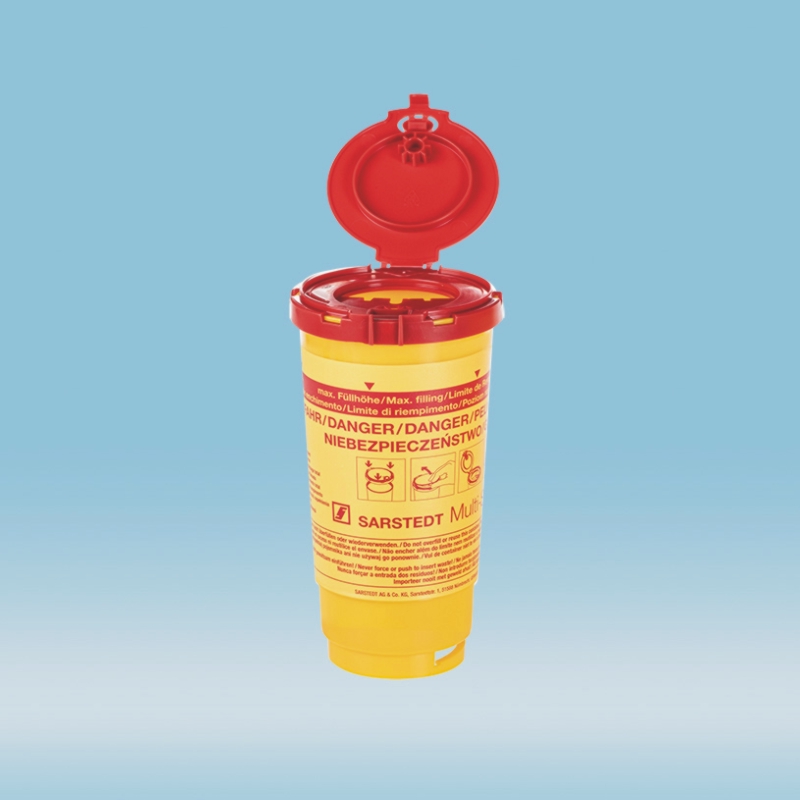 Kanülenabwurfbehälter Multi-Safe twin plus 500 -neue Ausführung-