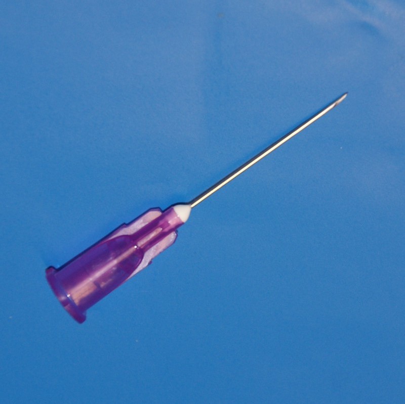 AGANI Kanülen Nr. 17 (0,55 x 25 mm) lila, 24G x 1" (100 Stück)